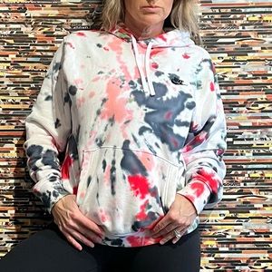NWT Custom Nike Hand Dyed Tie Dye Hoodie